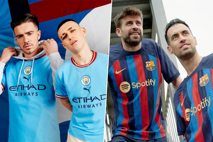 Новые формы футбольных клубов. Какая красота у «Барселоны» и «Ман Сити»!