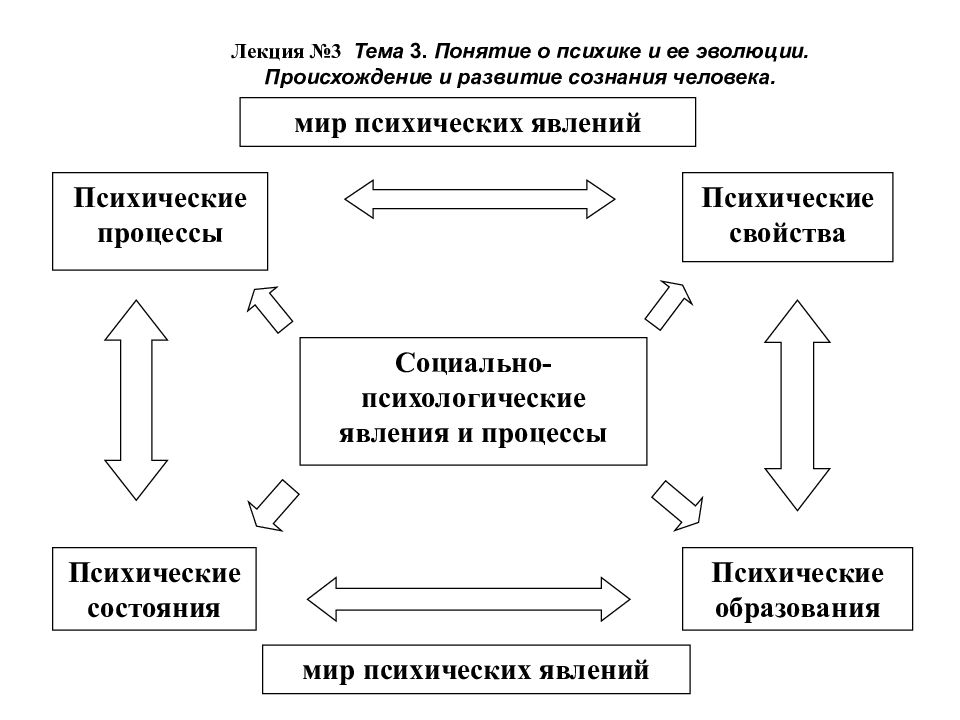 Презентация понятие о психике