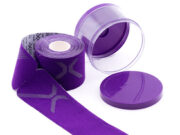 Кинезио тейп: эластичная клейкая лента различных размеров и цветов