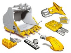 Виды запчастей для экскаваторов
