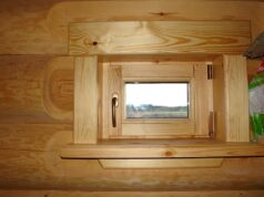 Виды окон для бани