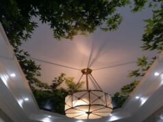 Натяжные потолки с эффектом 3D в интерьере