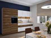 Дизайн кухни в стиле хай-тек