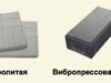Как отличить вибропрессованную плитку от вибролитой?