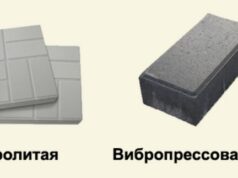 Как отличить вибропрессованную плитку от вибролитой?