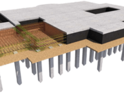 Свайно-плитный фундамент: возведение плиты на сваях