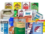 Разновидности строительных смесей